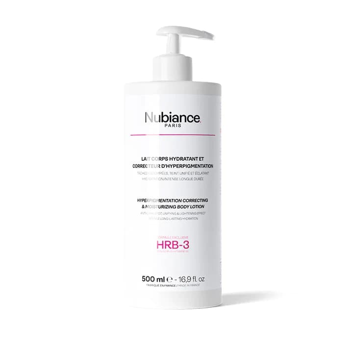 Lait Corps Hydratant et Correcteur d´Hyperpigmentation Nubiance 500ml